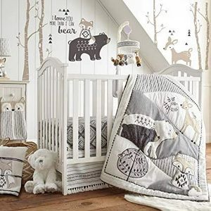 Levtex Baby Bailey Woodland Theme 6 Pc Crib Bedding Set Gender Neutral Infant